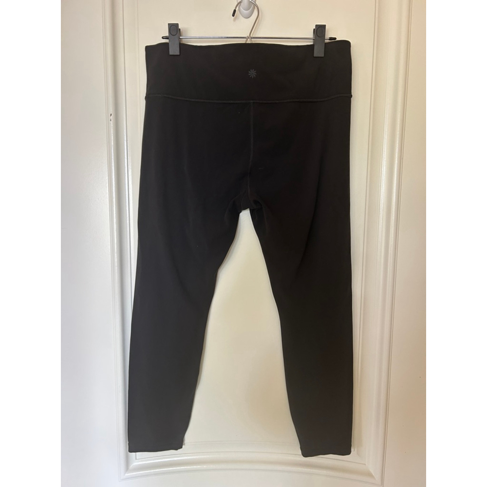 Women's Athleta Elation High Rise 7/8 Legging Large Black - Picture 6 of 11